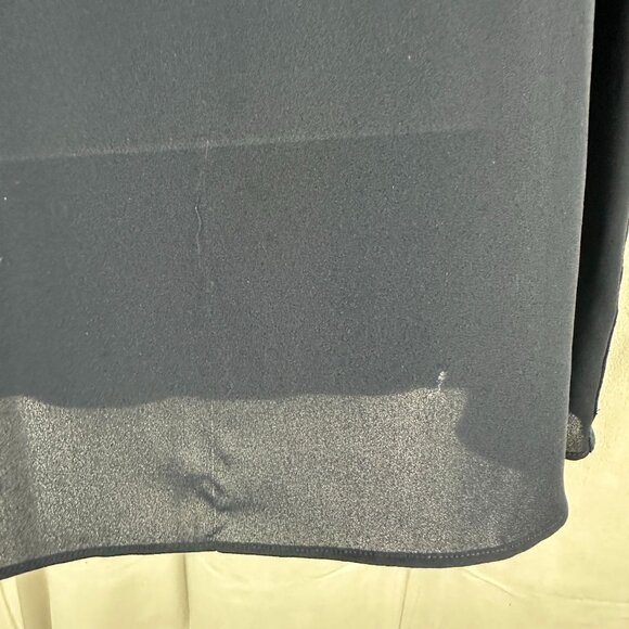 Sleeveless Black Top With Pearl Buttons By Loft - Size S - Polyester & Rayon - Picture 2 of 6